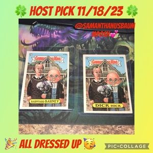 1986 Garbage Pail Kids Barnyard Barney Dick Hick